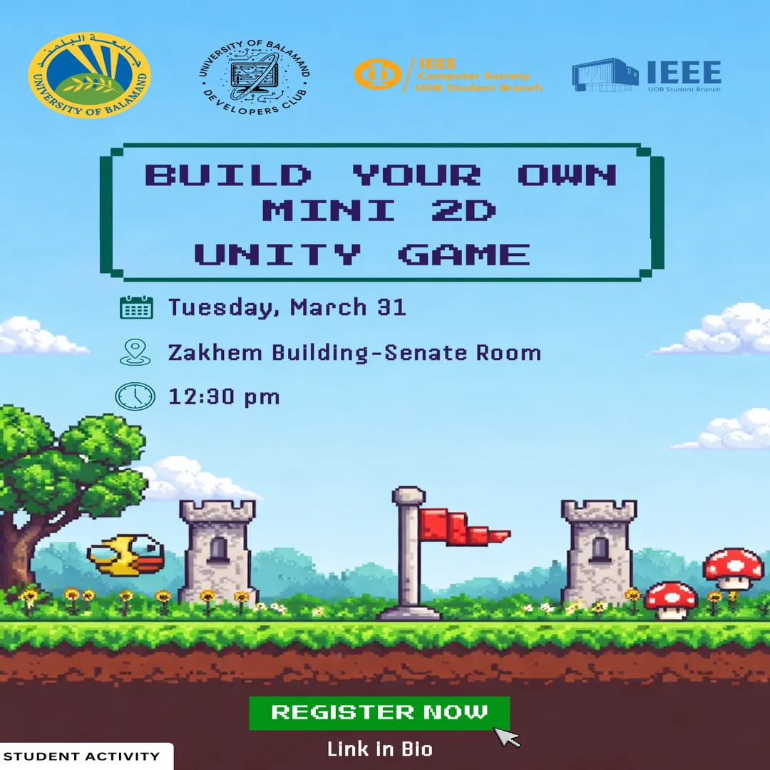 Poster for Build Your Own Mini 2D Unity Game