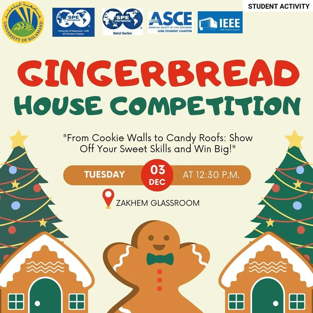 Poster for GINGERBREAD HOUSE COMPETITION