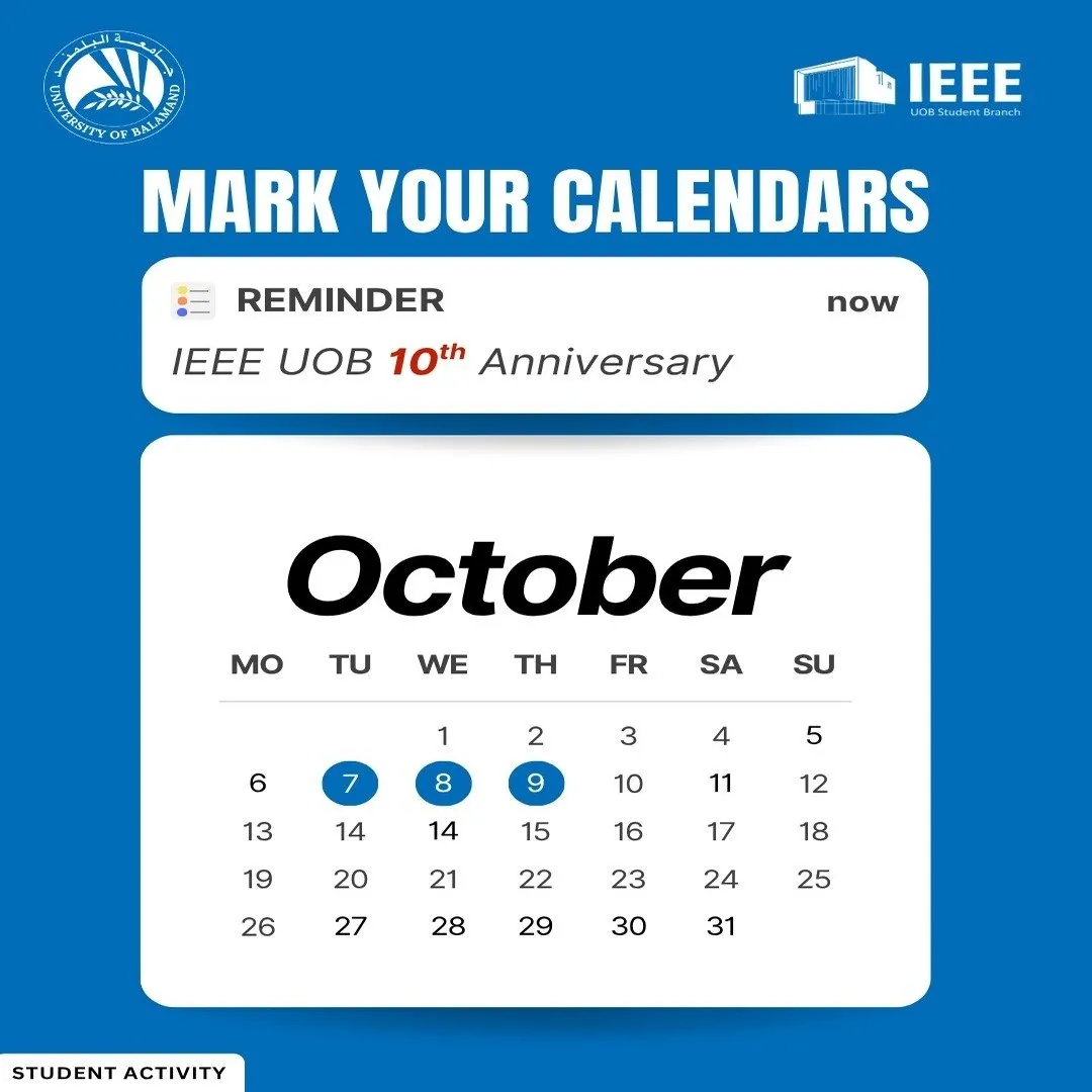 Poster for IEEE Week