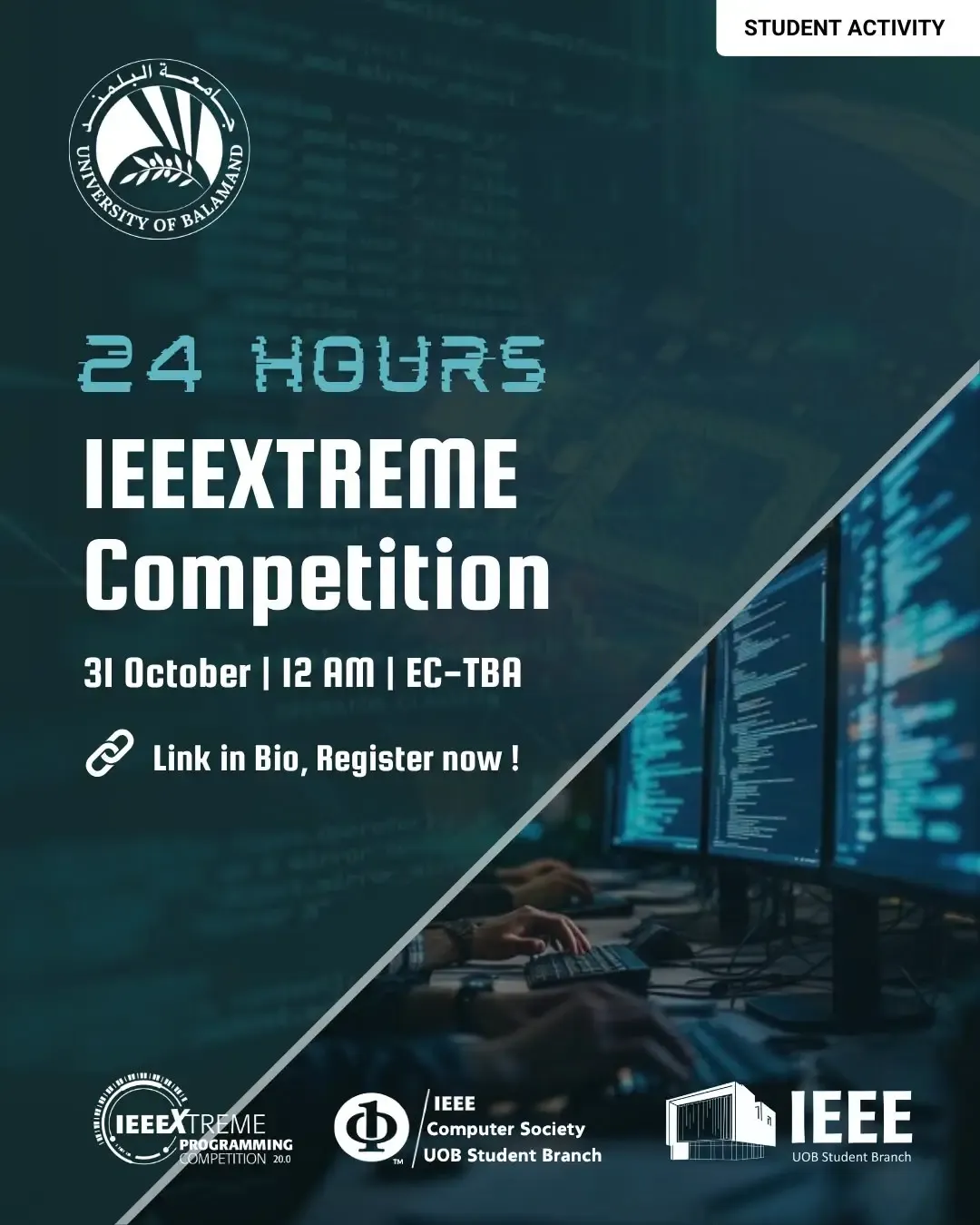 Poster for IEEEXtreme 20.0