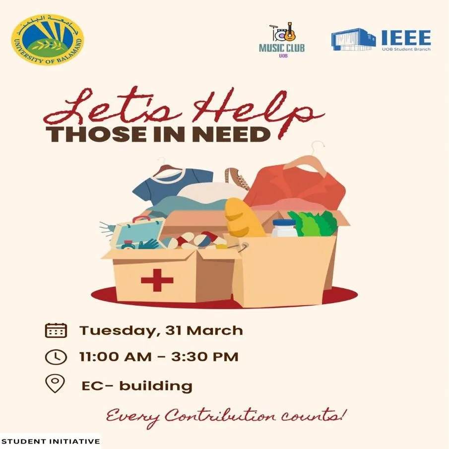 Poster for Let's Help Those In Need