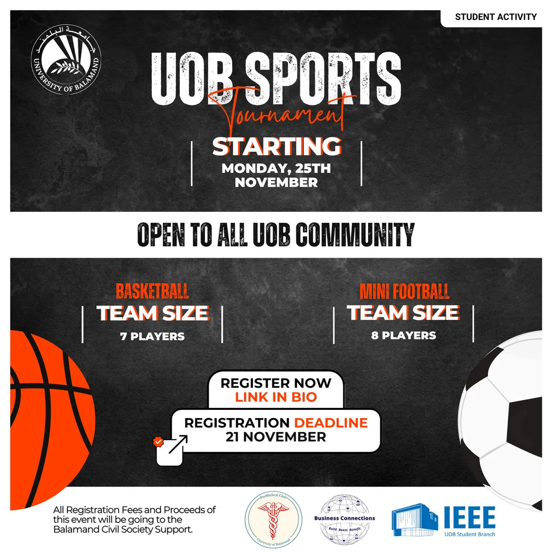 Poster for UOB SPORTS TOURNAMENT